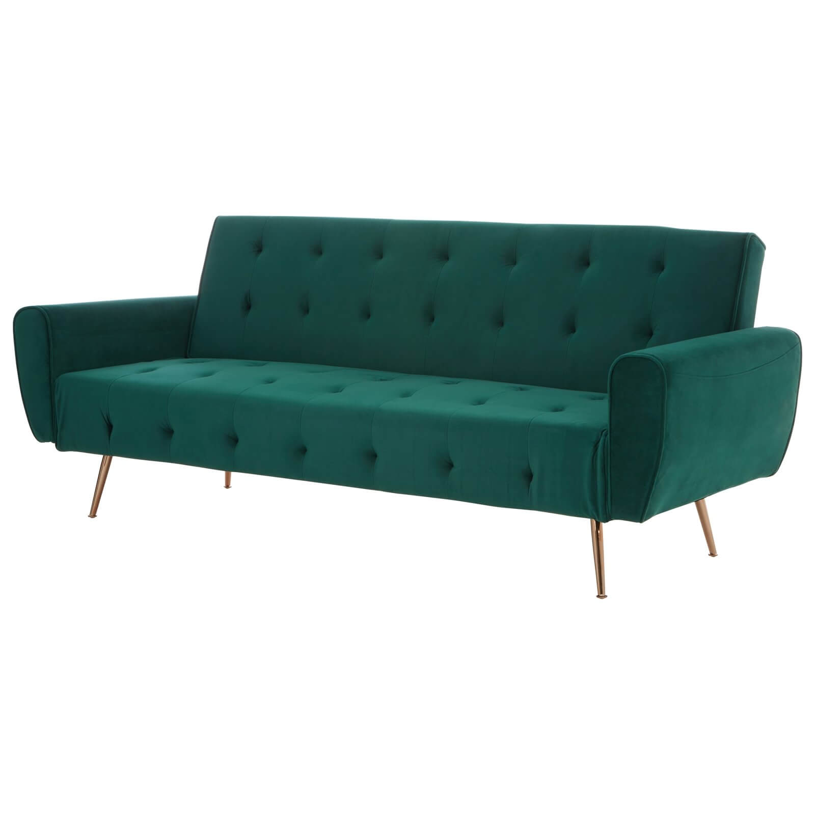Bowery Sofa Bed - Green Velvet