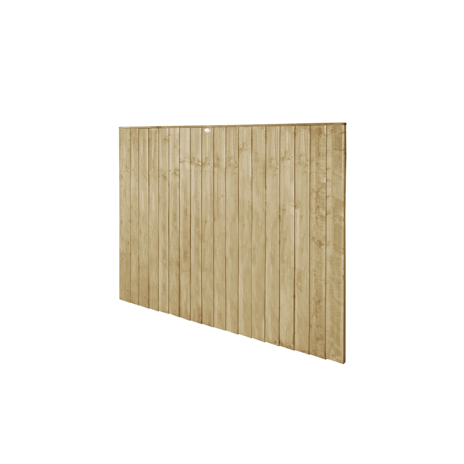 6ft x 5ft (1.83m x 1.54m) Pressure Treated Featheredge Fence Panel - Pack of 3