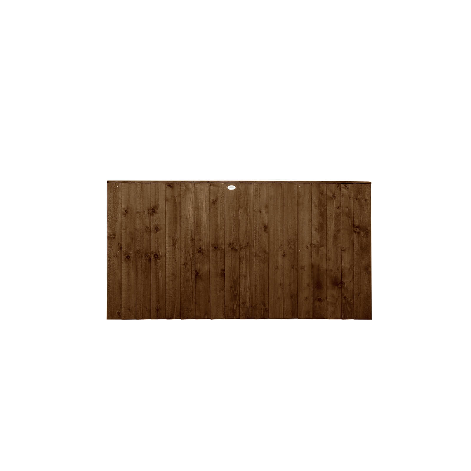 6ft x 3ft (1.83m x 0.93m) Pressure Treated Featheredge Fence Panel (Dark Brown) - Pack of 3