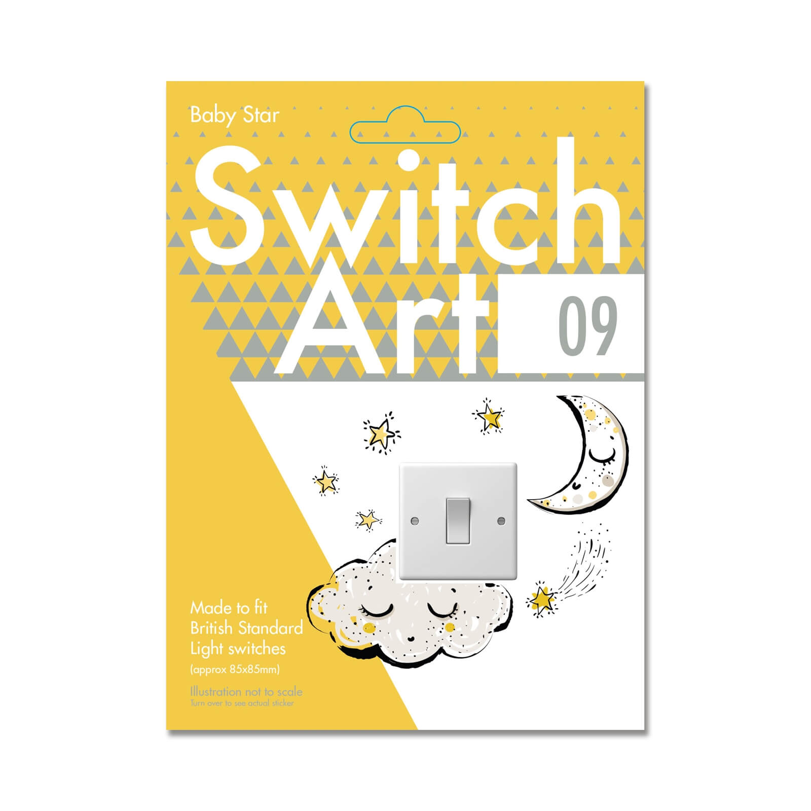 Light Switch Art Stickers - Baby Star