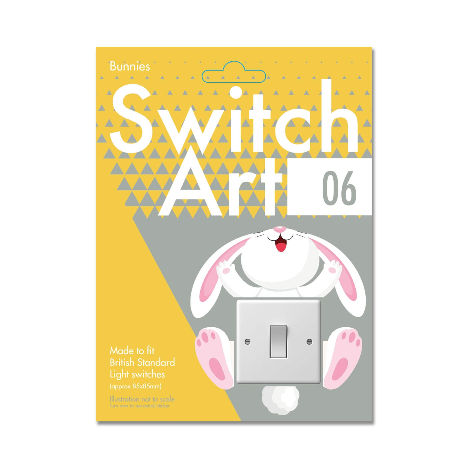 Light Switch Art Stickers - Bunnies