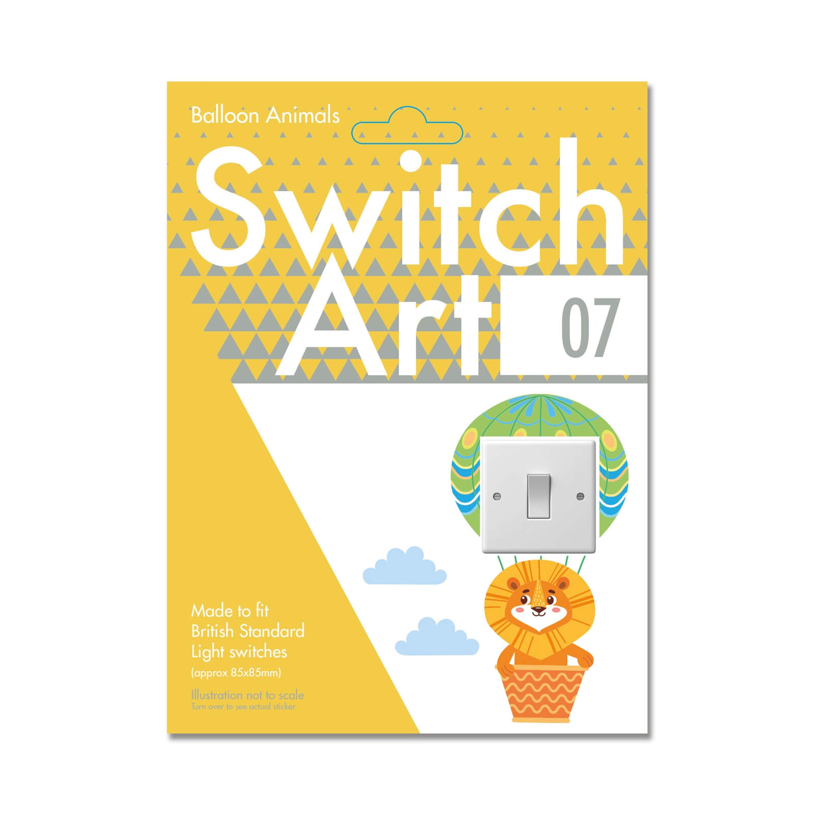 Light Switch Art Stickers - Balloon Animals