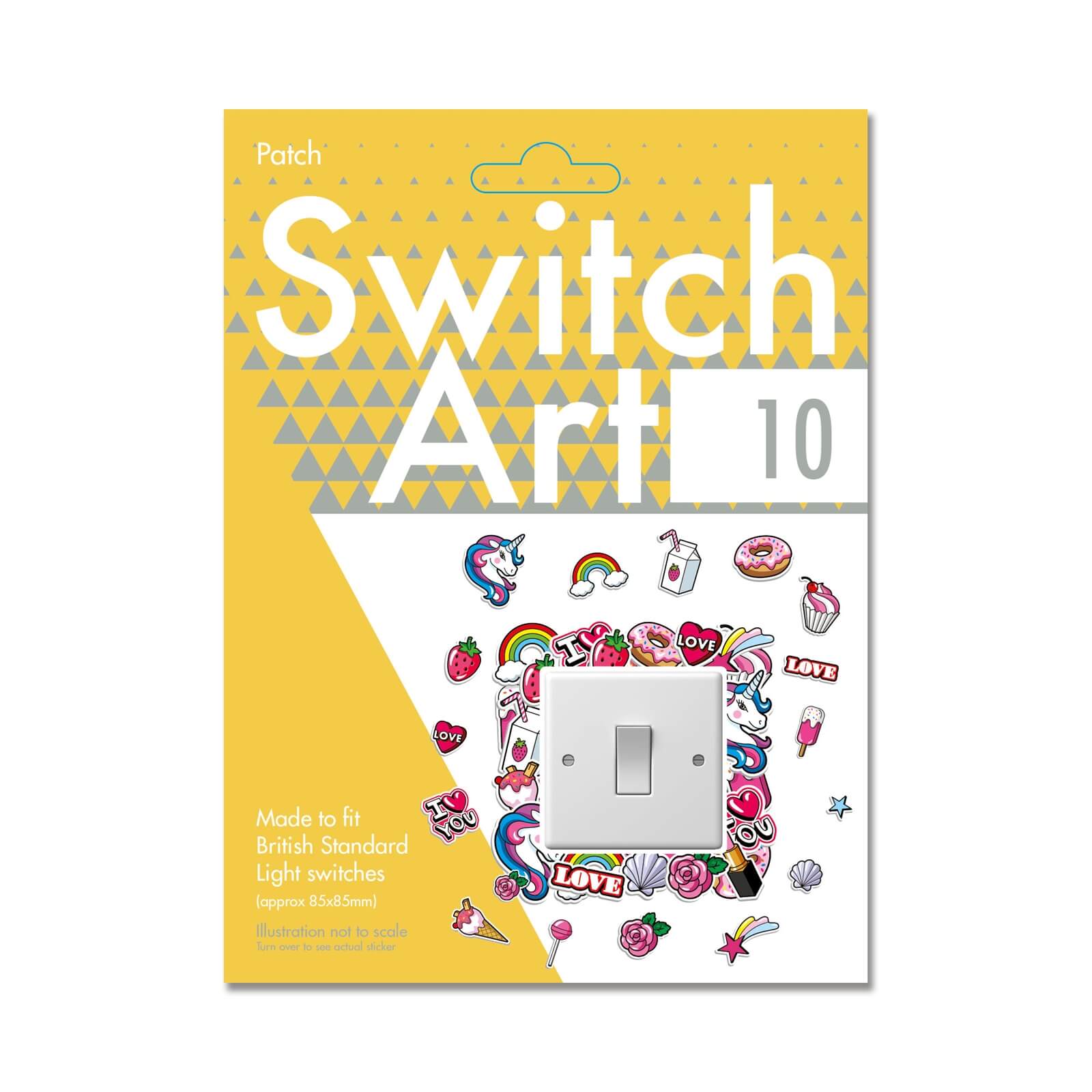 Light Switch Art Stickers - Patch