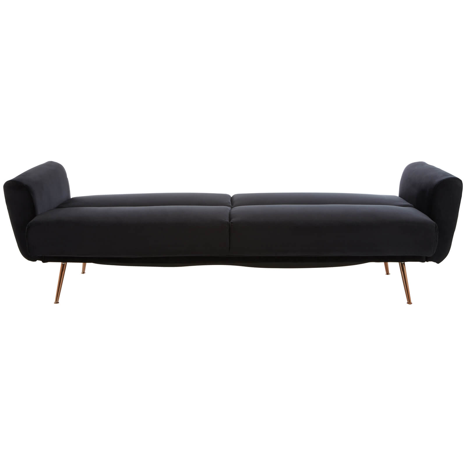 Houston Sofa Bed - Black Velvet