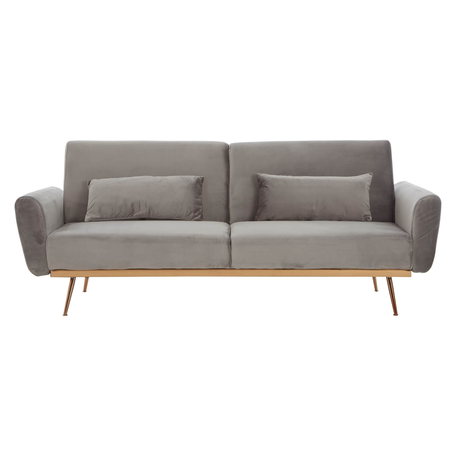 Houston Sofa Bed - Grey Velvet