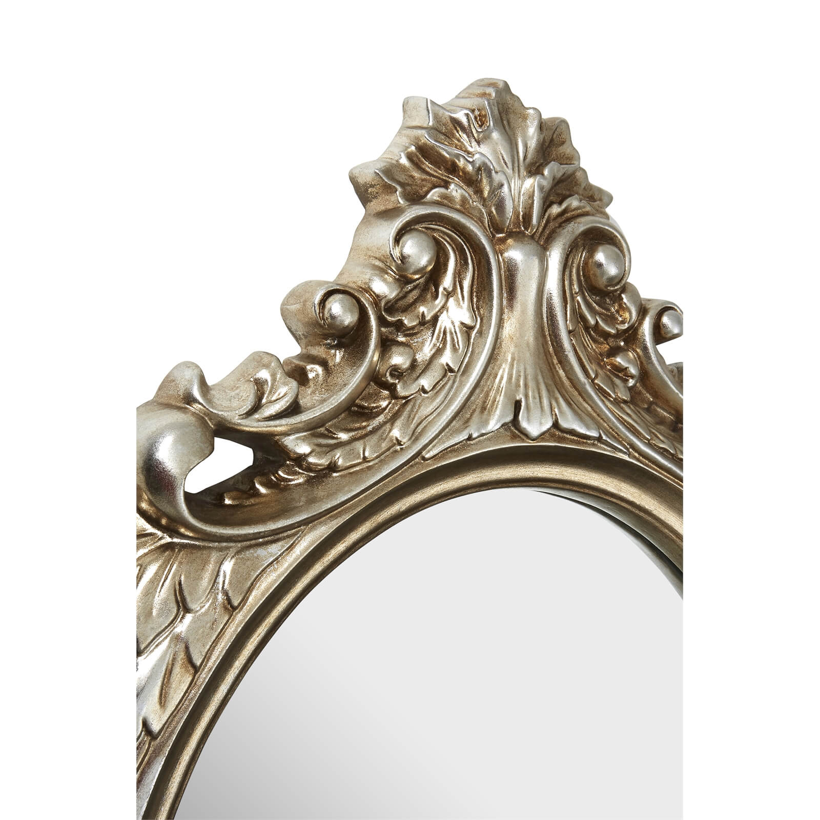 Champagne Garland Oval Wall Mirror