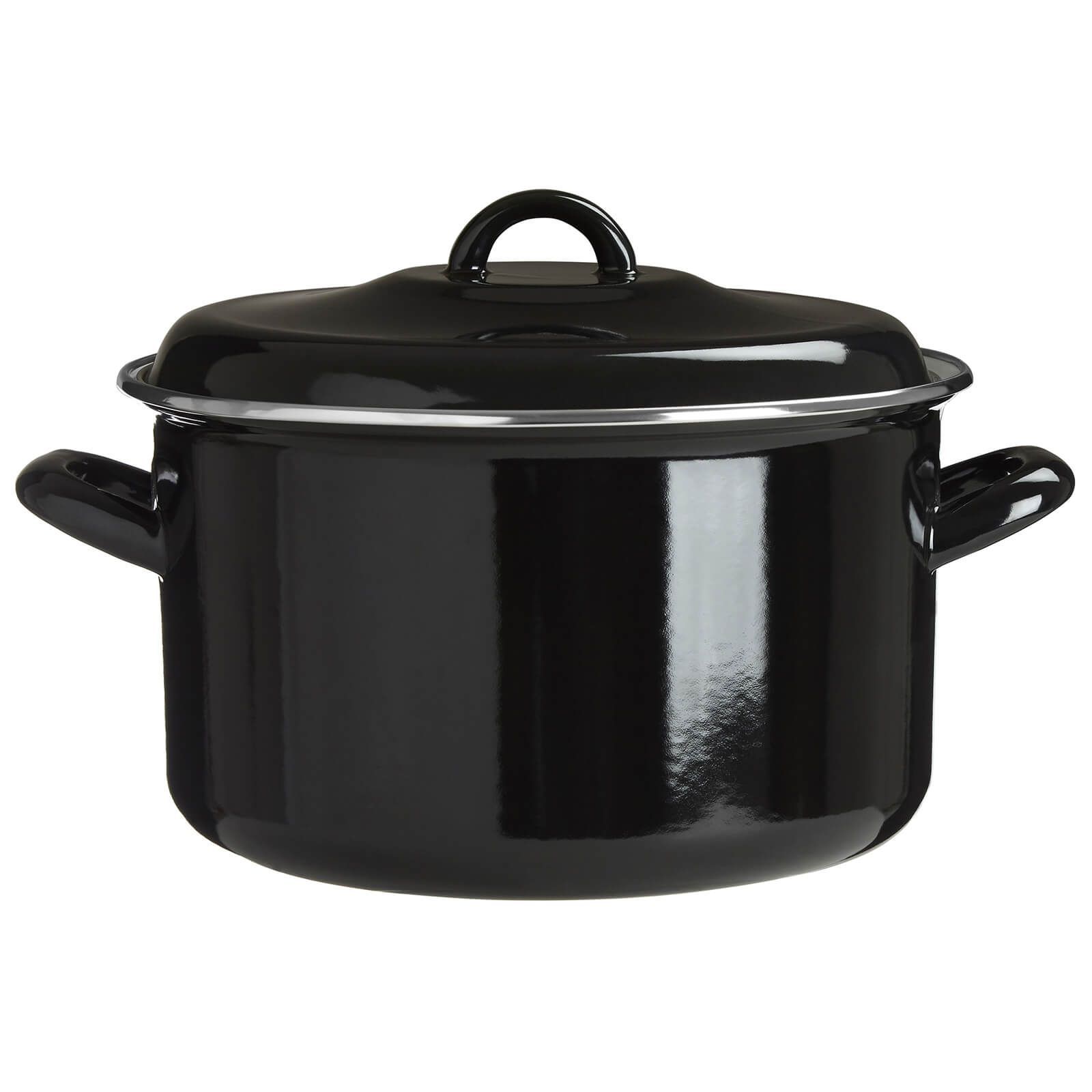 Porter Casserole Dish - 6L - Black Enamel