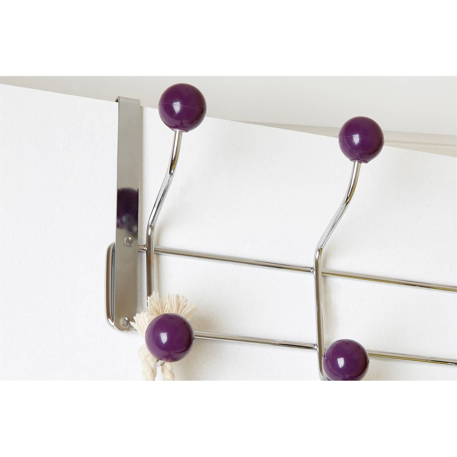 Purple Plastic Balls Over Door Hanger