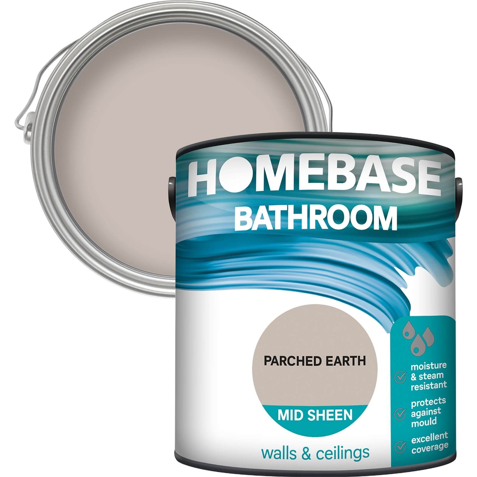 Homebase Bathroom Mid Sheen Paint - Parched Earth 2.5L