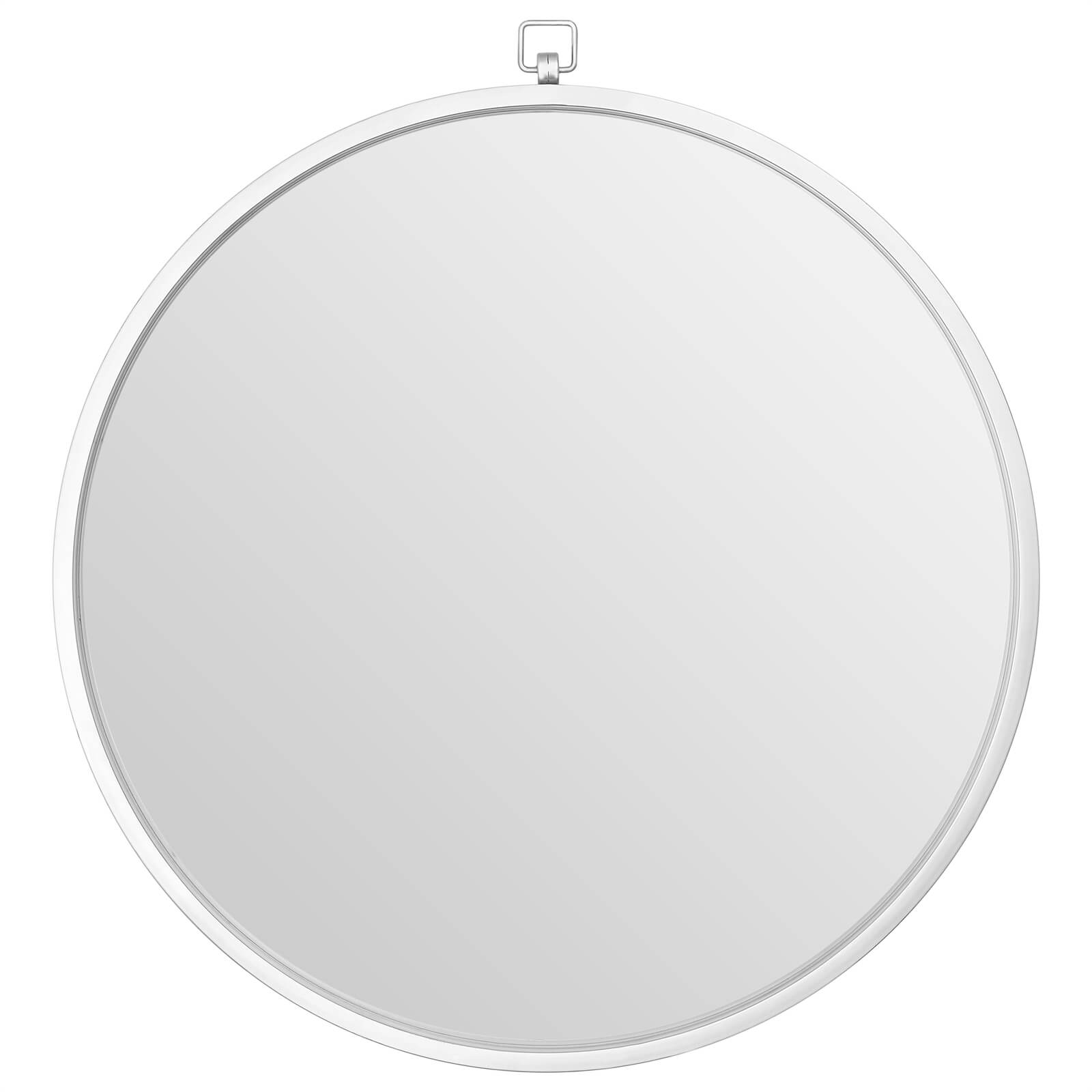 Ella Round Wall Mirror - Silver