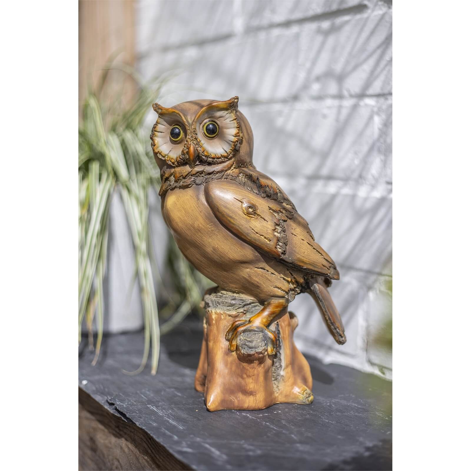 Resin wood Effect Owl