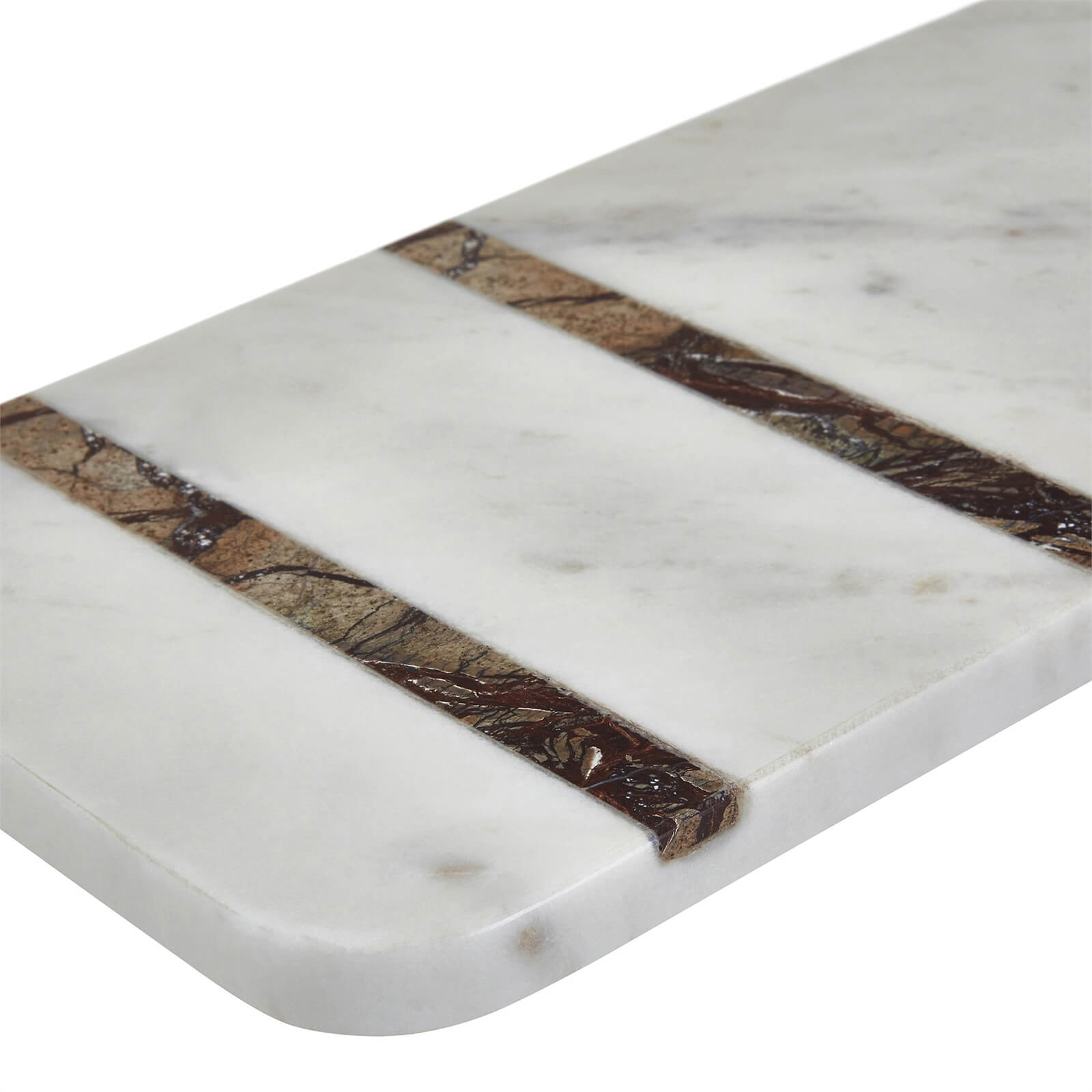 White & Brown Forest Marble Paddle Board