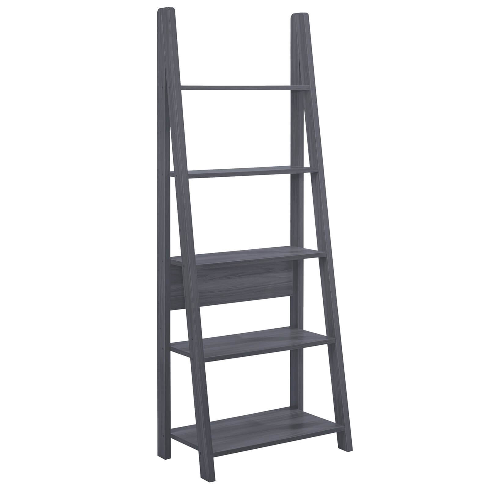 Tiva Ladder Bookcase - Black