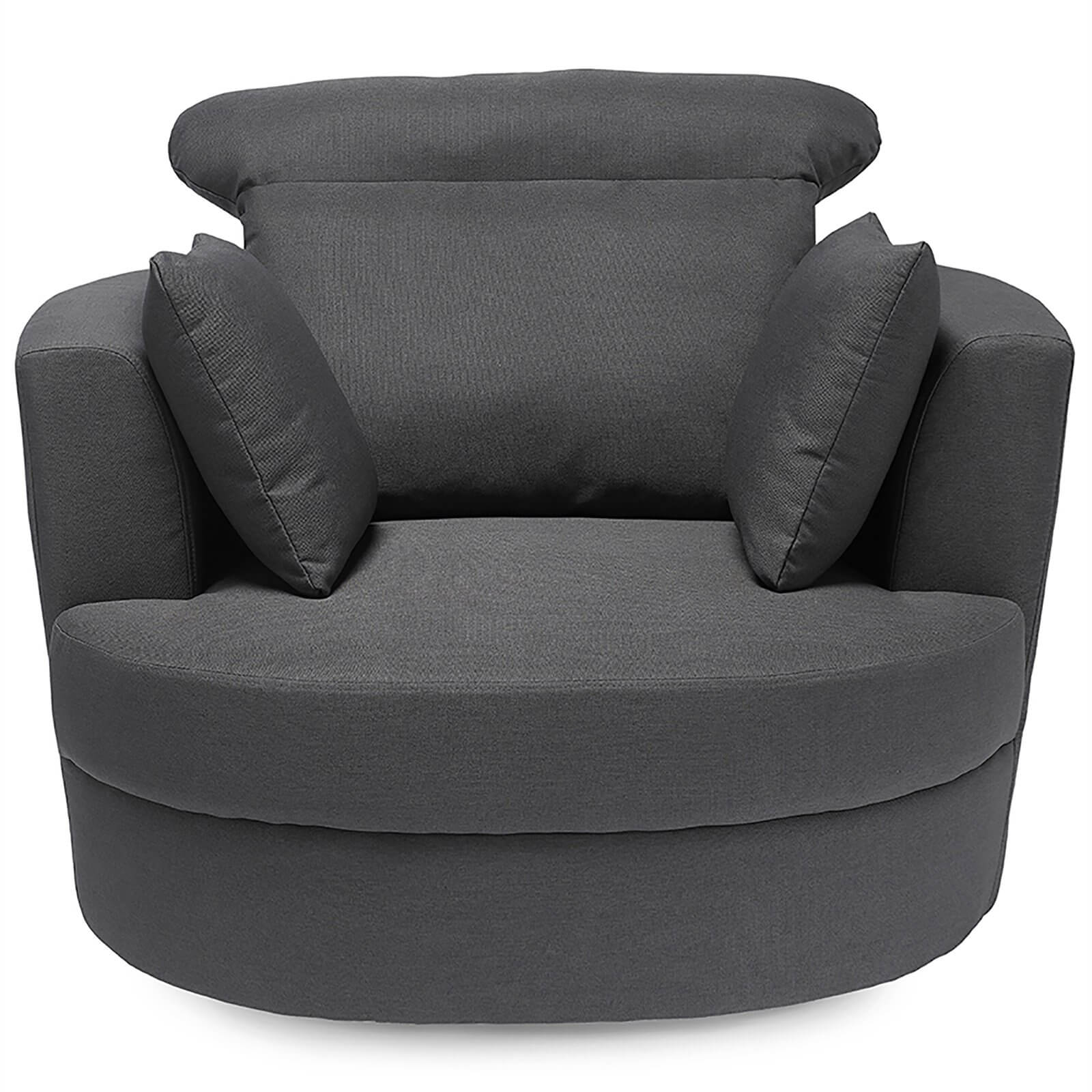 Bliss Large Swivel Chair - Grey