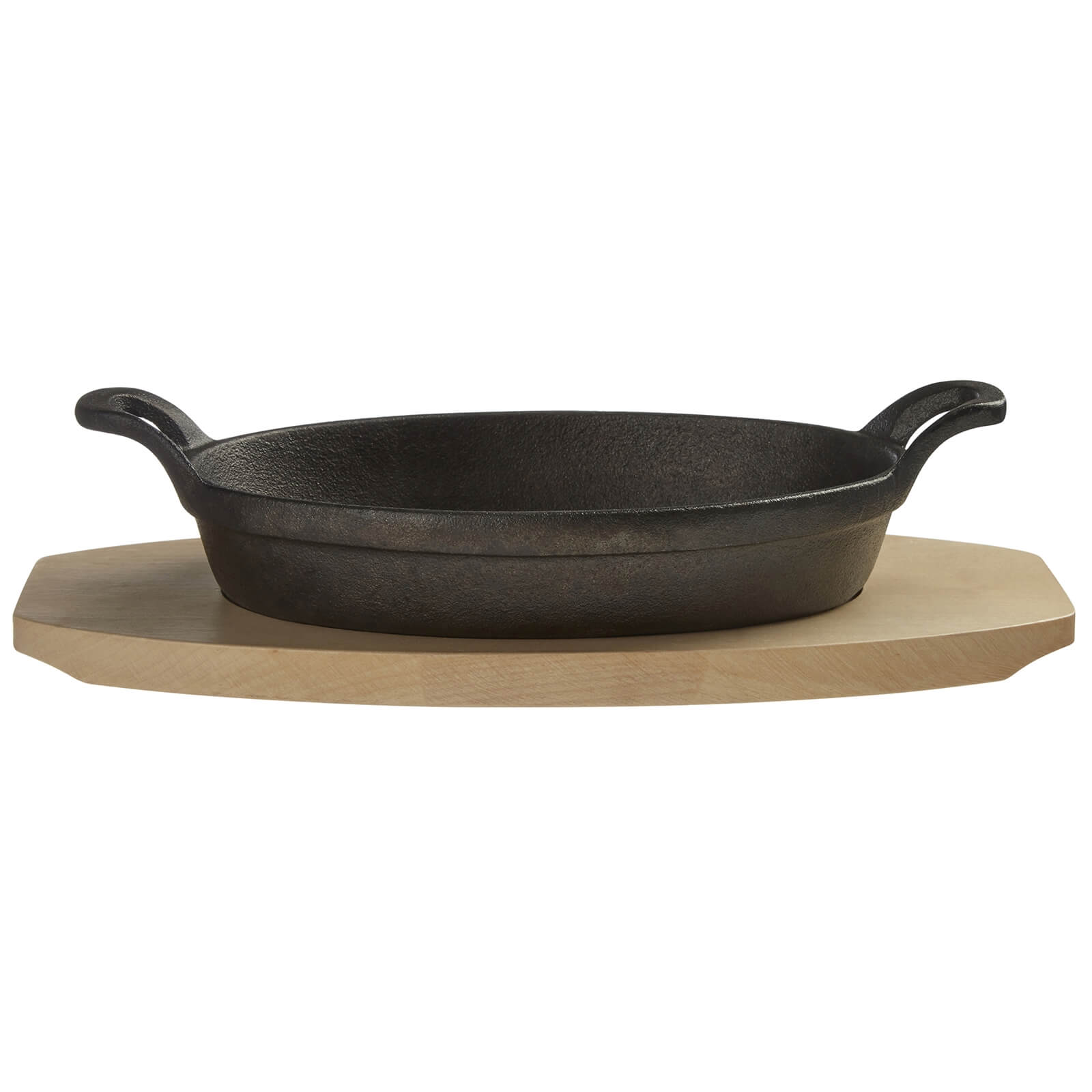 Hygge Oval Serving Dish on Wood Base