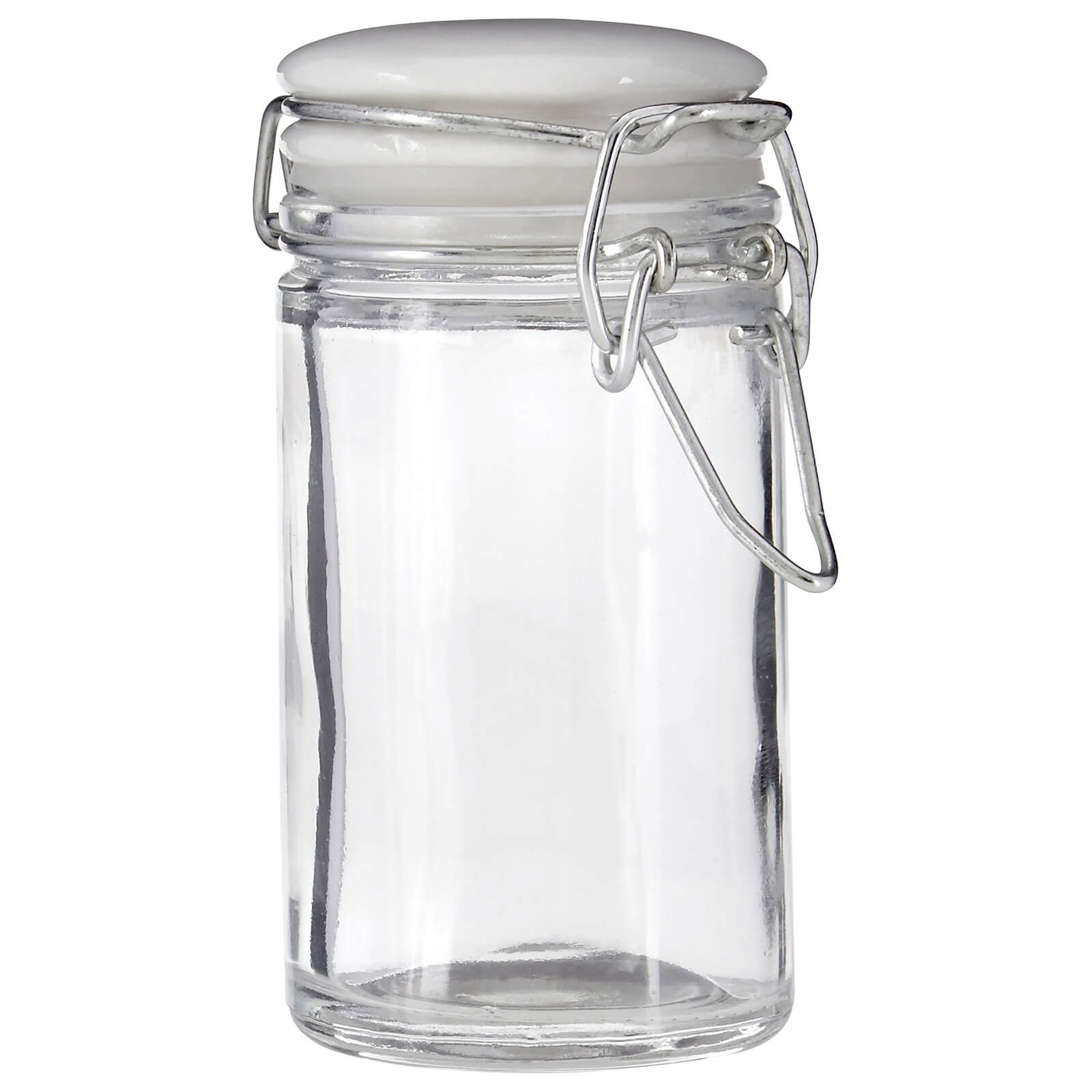 Country Cottage Glass Spice Jars- Set of 6