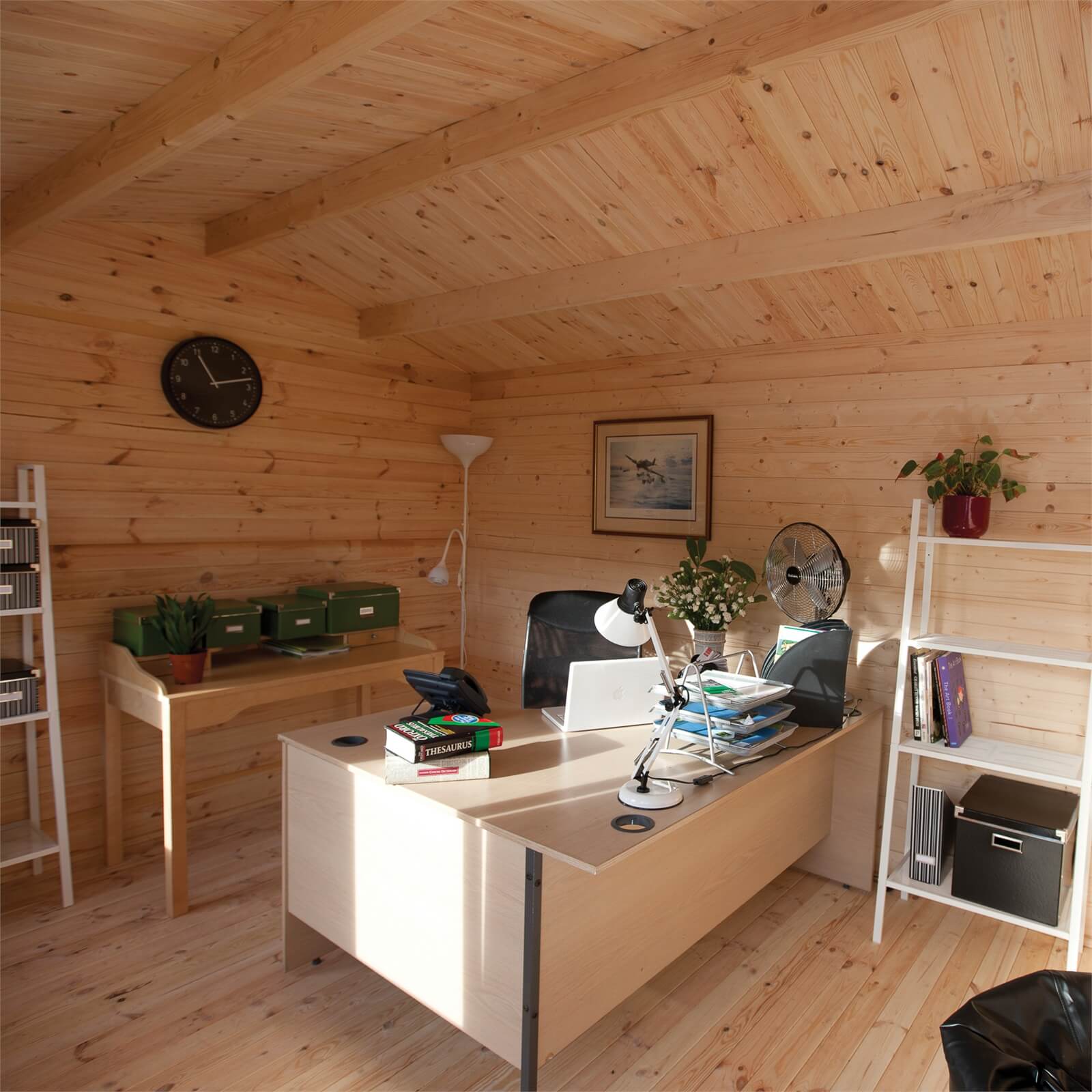 Forest Chiltern 4.0m x 3.0m Log Cabin Double Glazed 24kg Felt, Plus Underlay - Installation Included