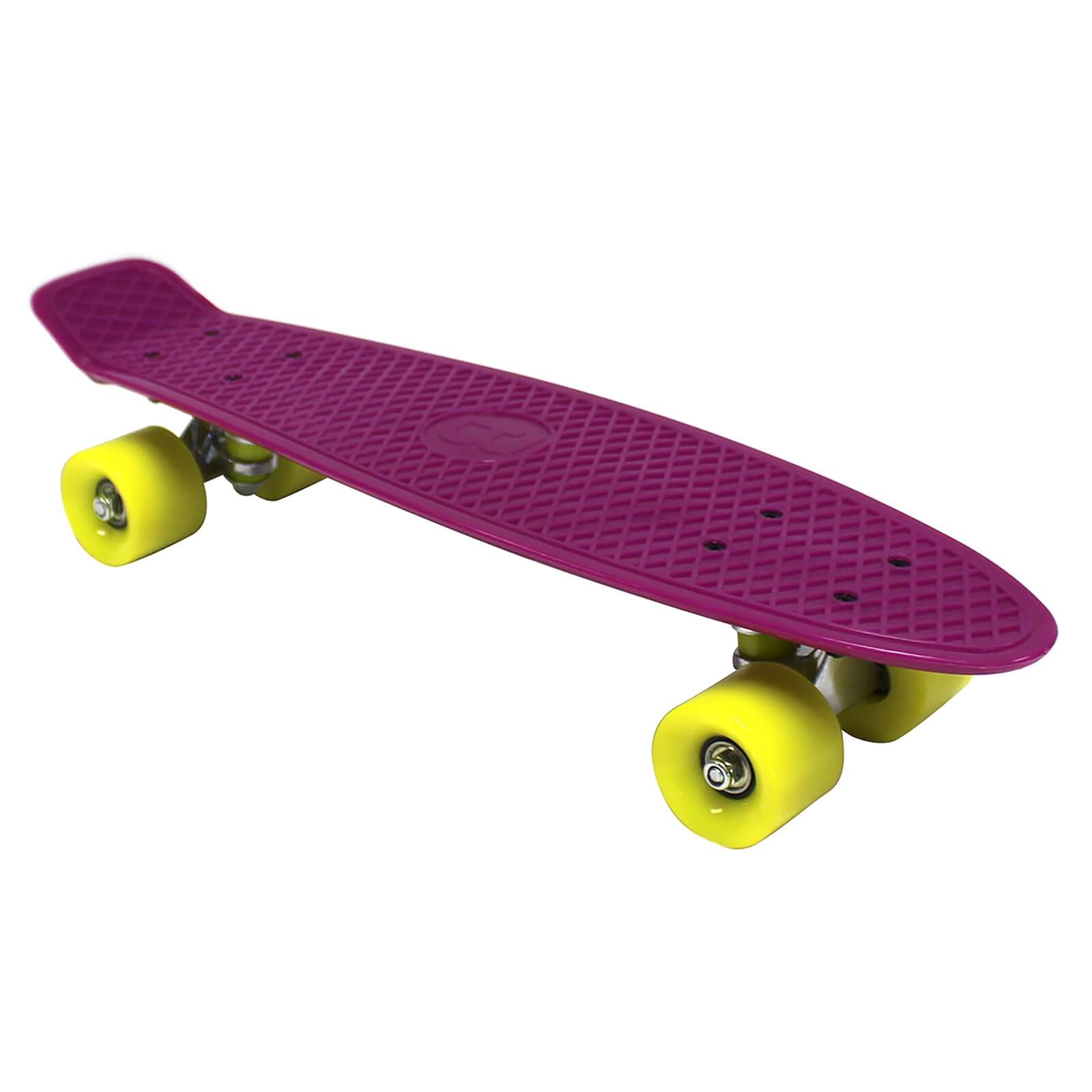 Charles Bentley 22 Retro Mini Plastic Skateboard Purple