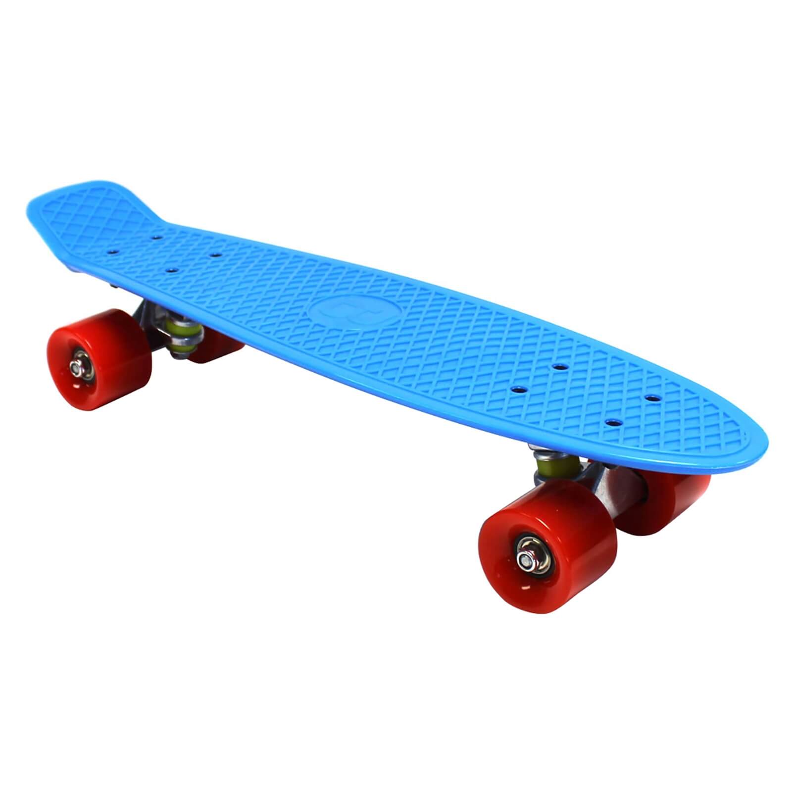 Charles Bentley 22 Retro Mini Plastic Skateboard Blue