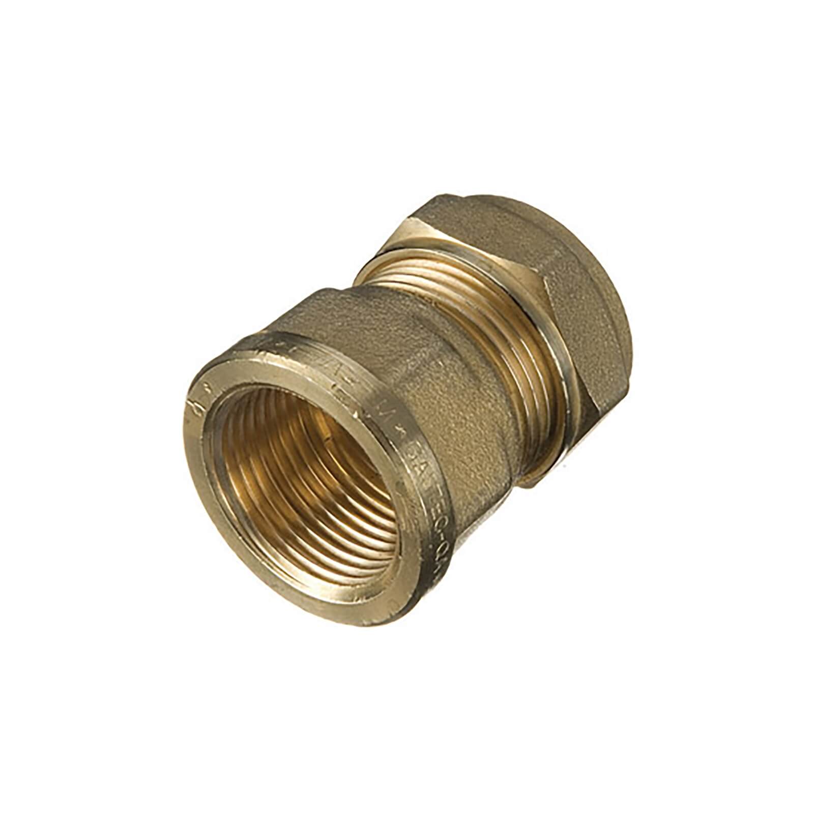 Compression Female Coupler 15mm x 0.75in