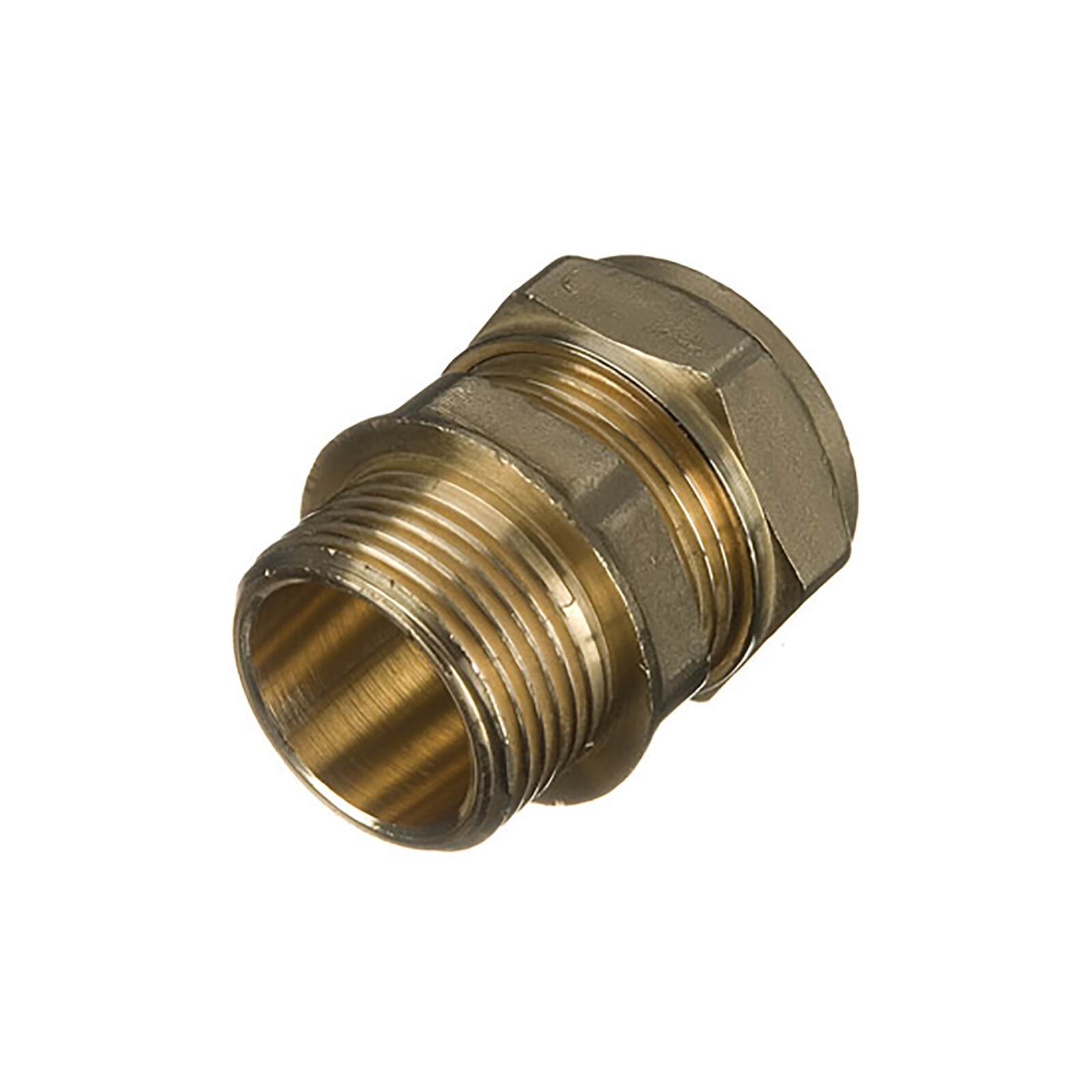 Compression Male Coupler 15mm x 0.75in