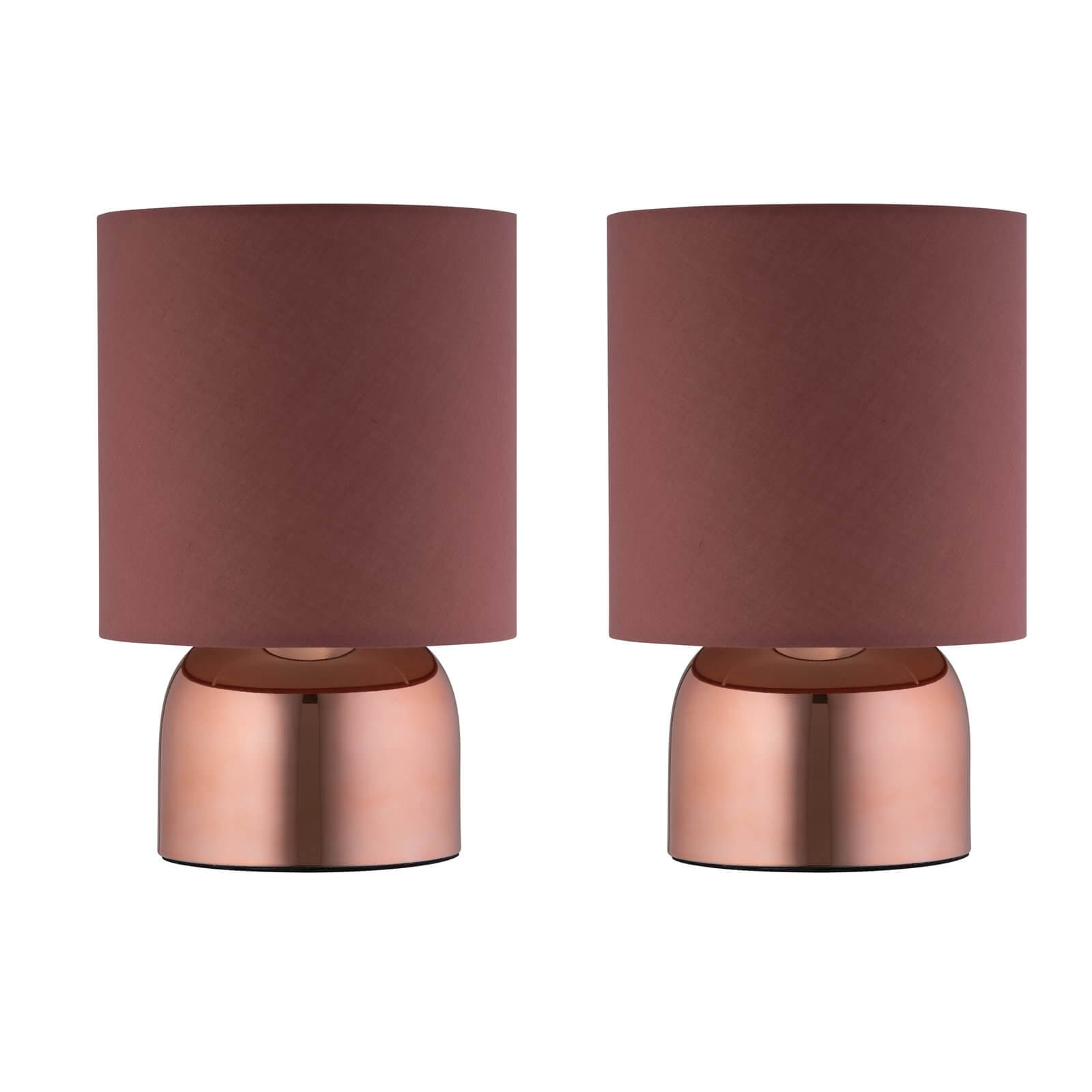 Marlow Copper Touch Lamps - Set of 2