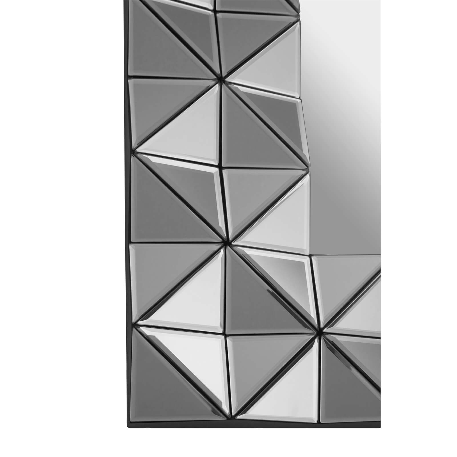 Compton 3D Geometric Wall Mirror
