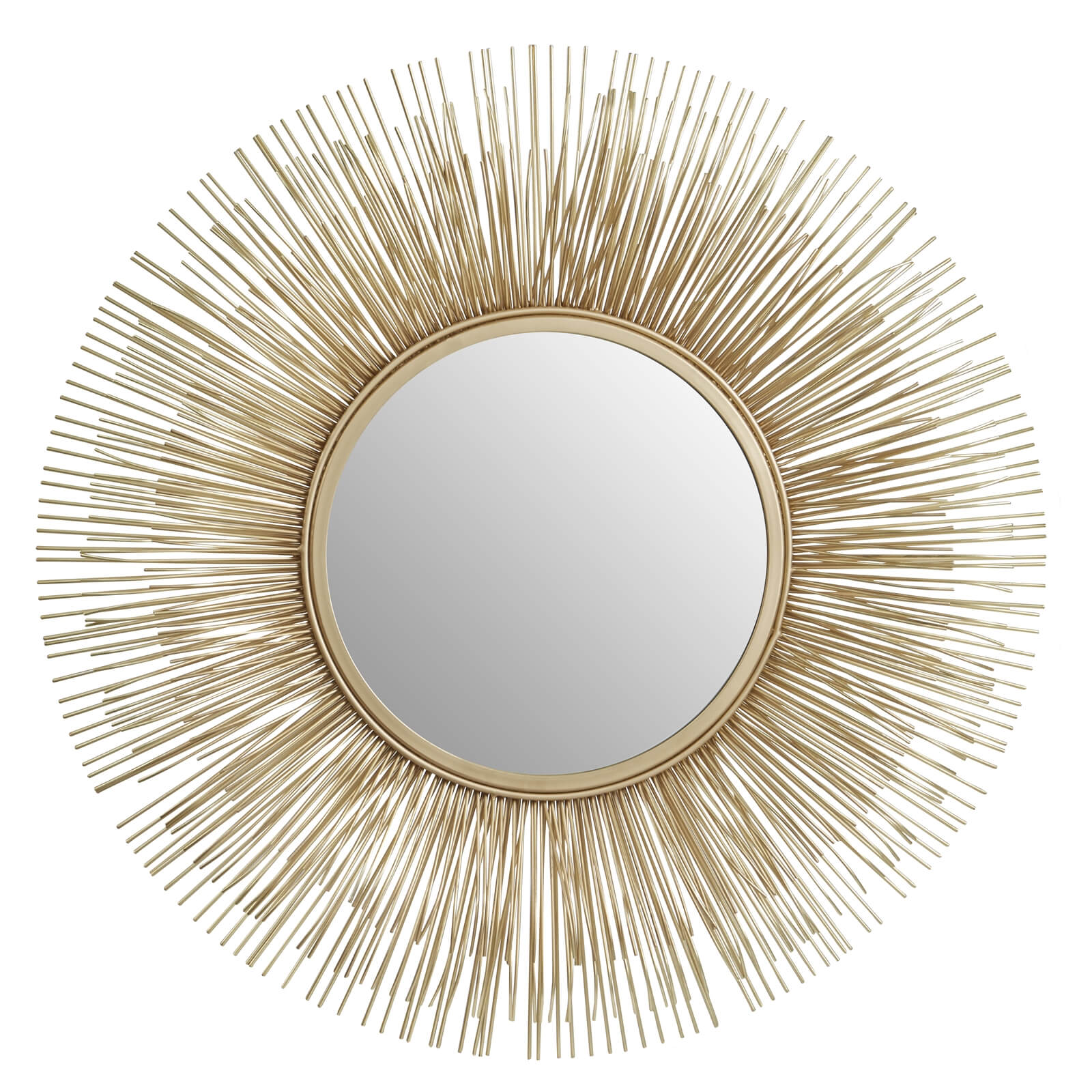 Temple Gold Rods Wall Mirror