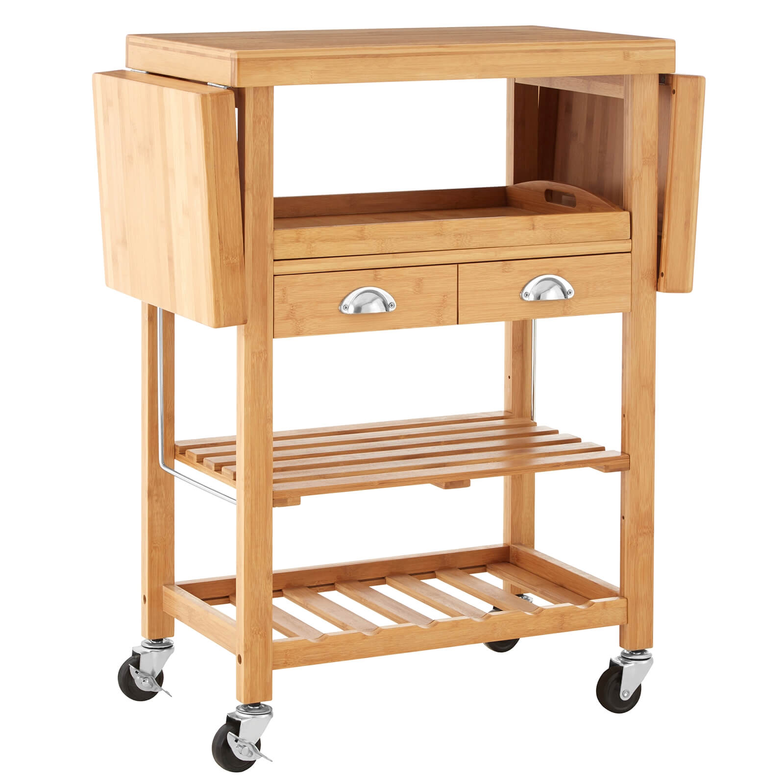Bamboo Kitchen Trolley