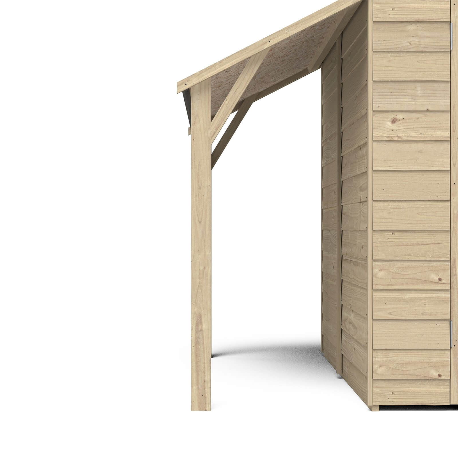 Forest Lean To Shed Kit for 6 x 4ft Overlap Pressure Treated Sheds