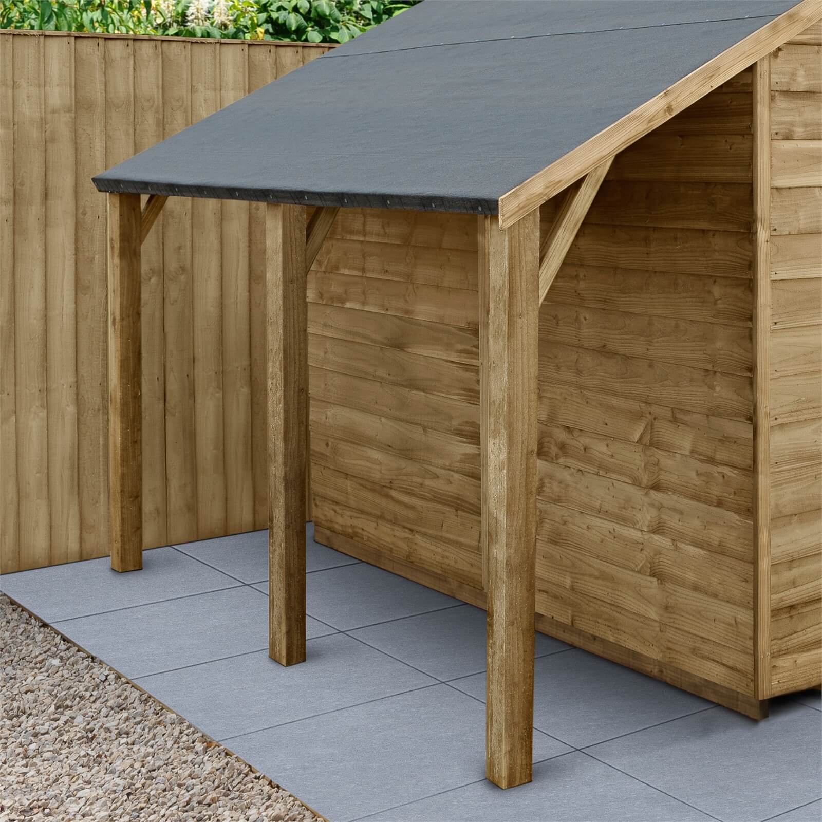 Forest Lean To Shed Kit for 7 x 5ft Overlap Pressure Treated Shed
