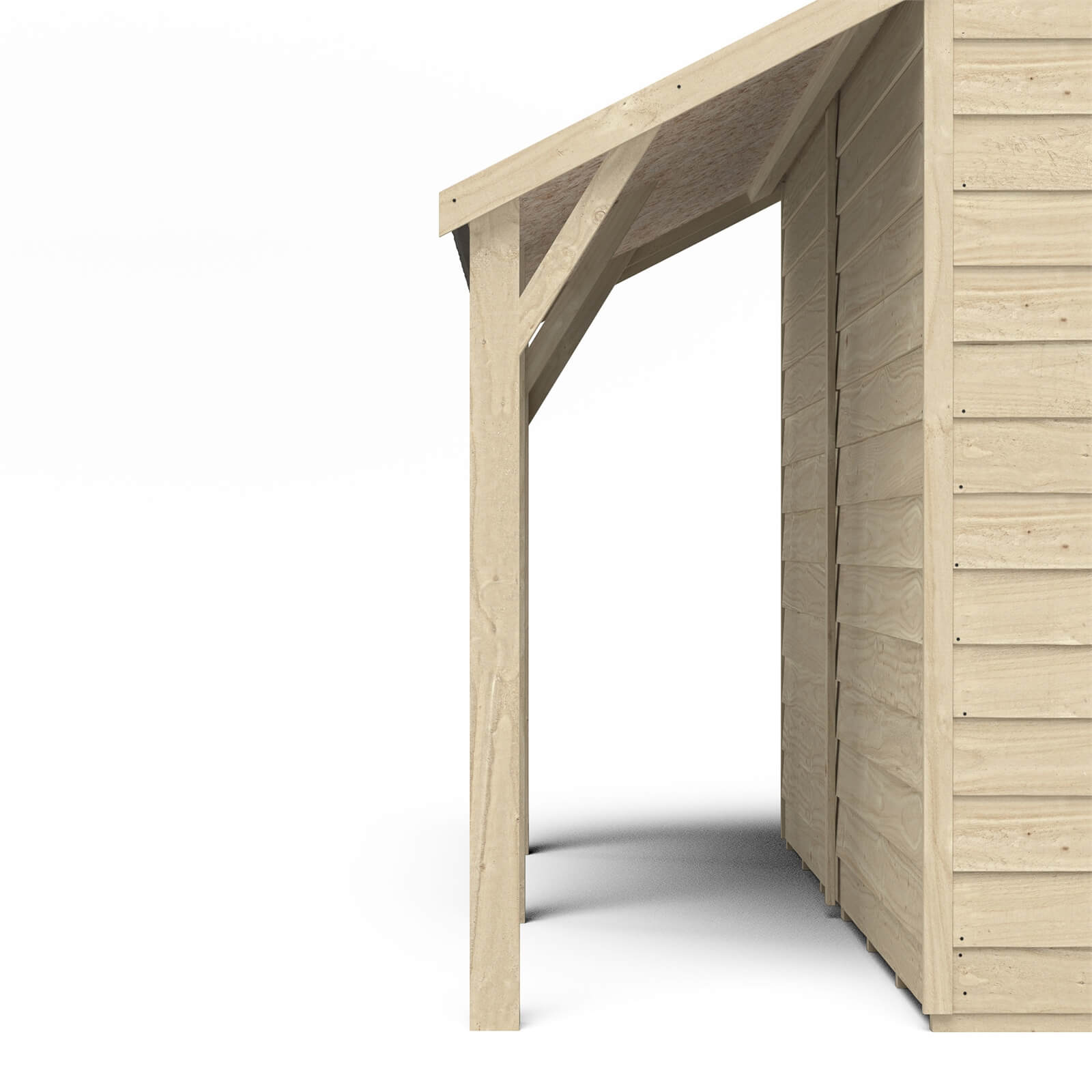 Forest Lean To Shed Kit for 8 x 6ft Overlap Pressure Treated Sheds
