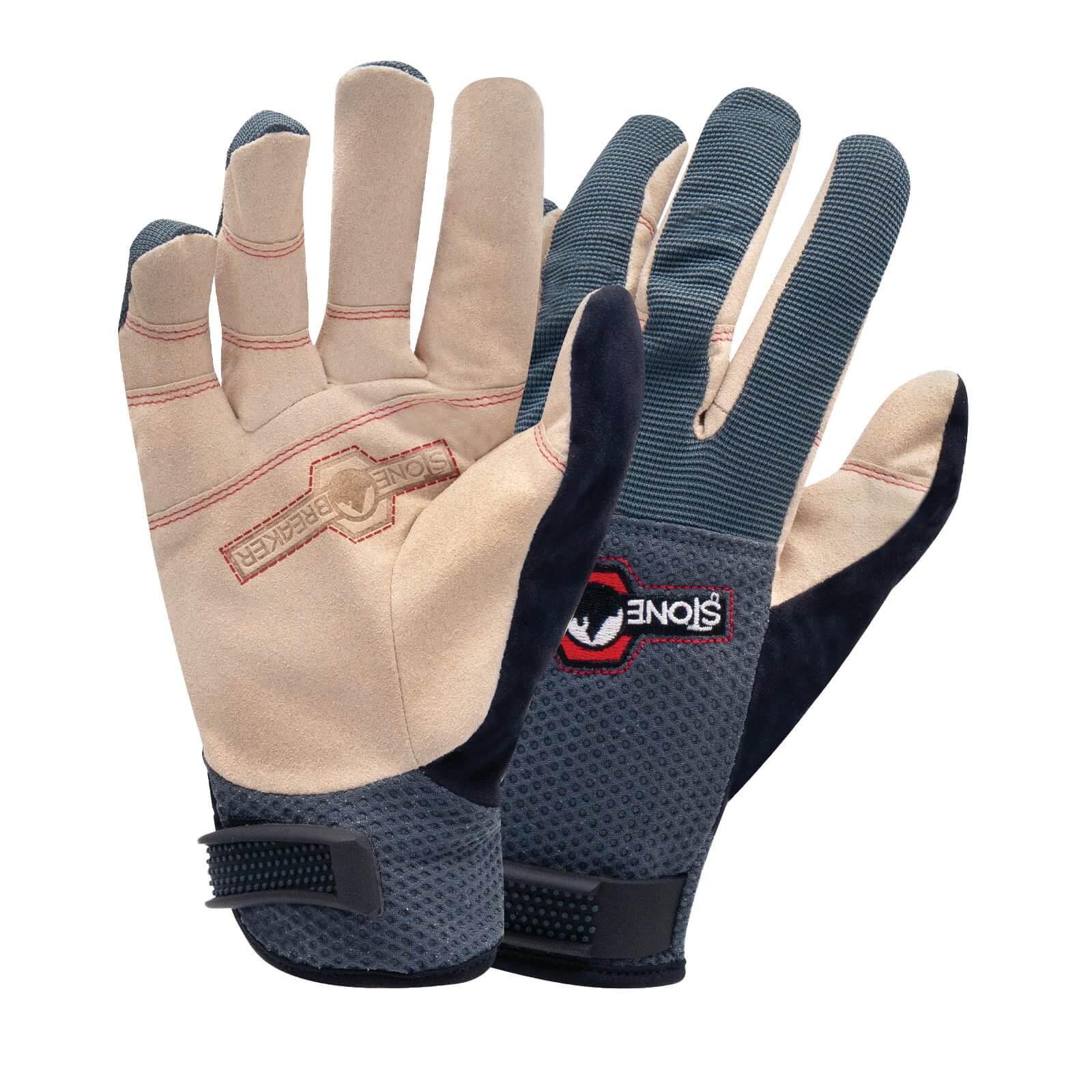 StoneBreaker Nailbender Trades Work Gloves - Large - Charcoal