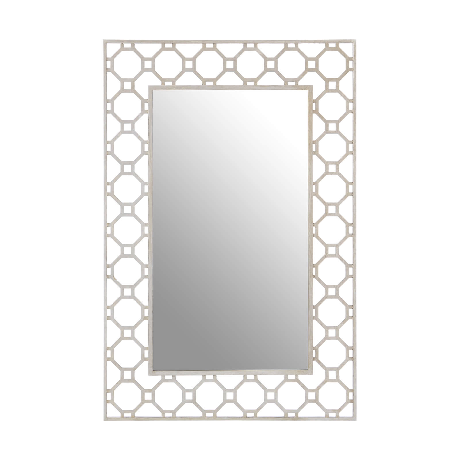 Zara Arabesque Wall Mirror - Silver