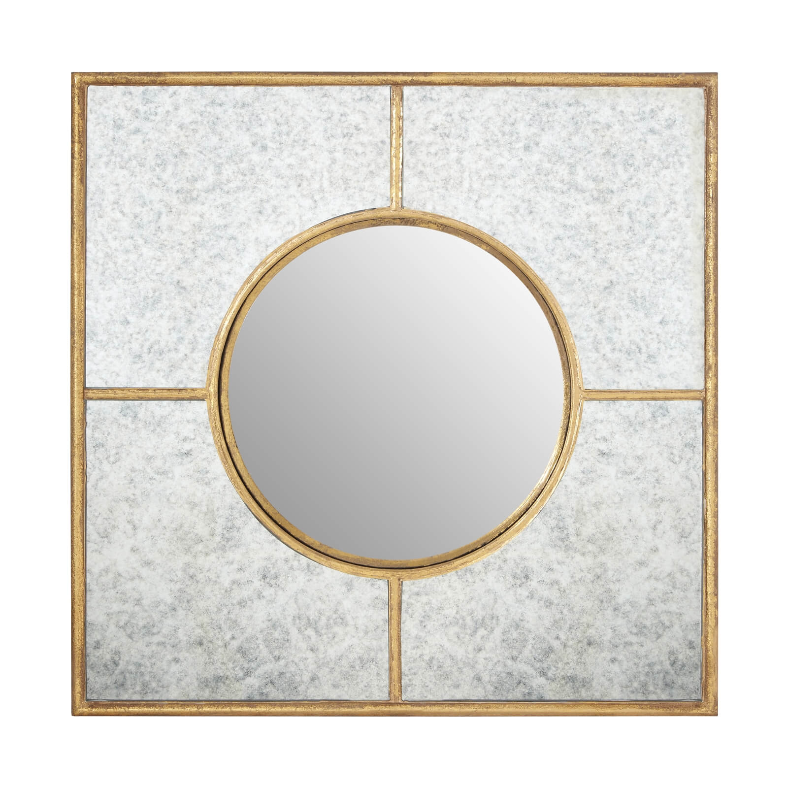 Zara Gold Art Deco Wall Mirror