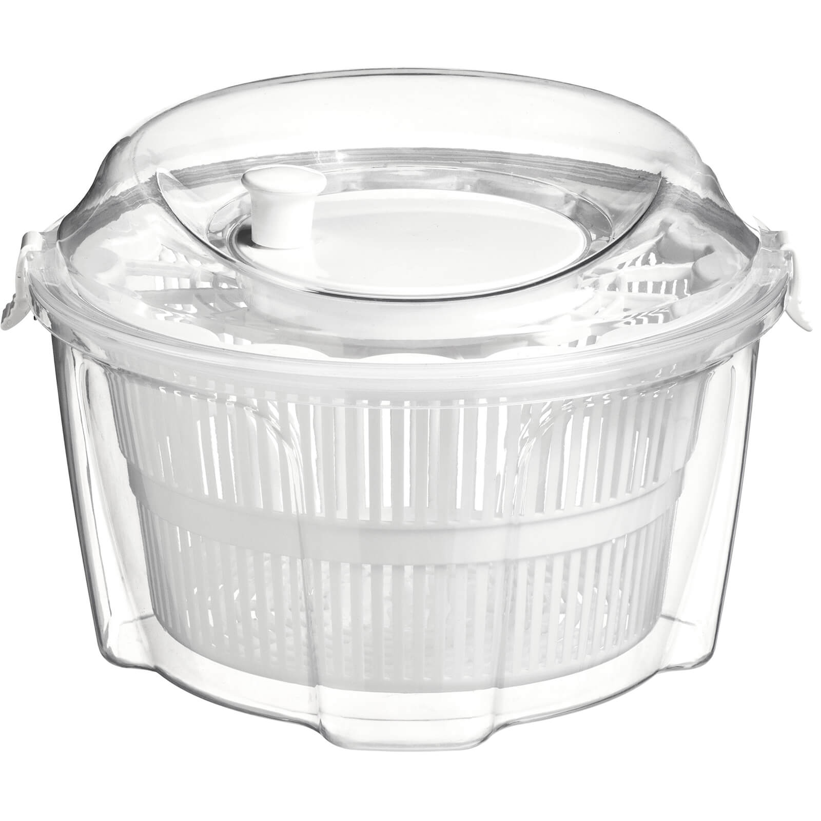 Salad Spinner - Clear & White