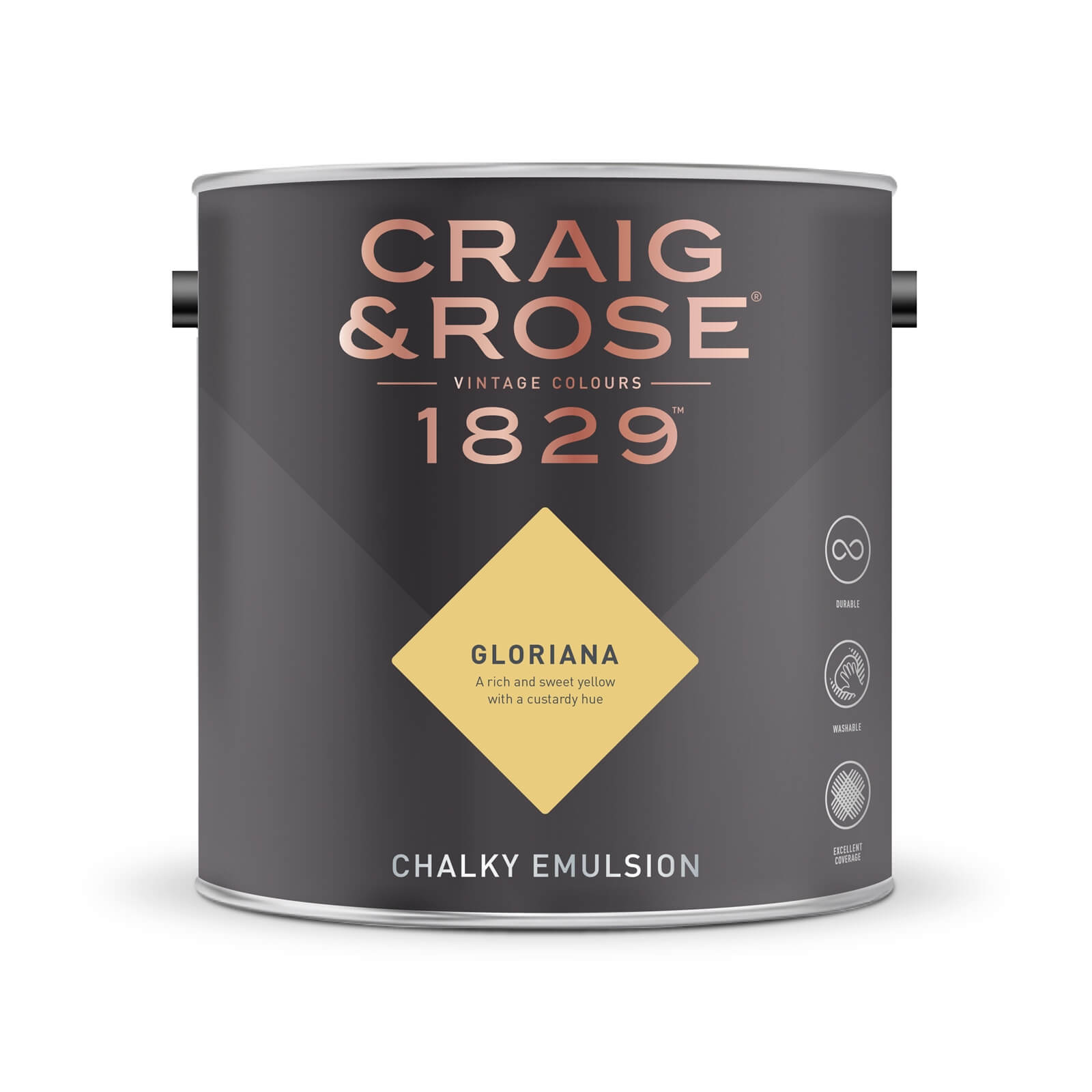 Craig & Rose 1829 Chalky Emulsion Paint Gloriana - Tester 50ml