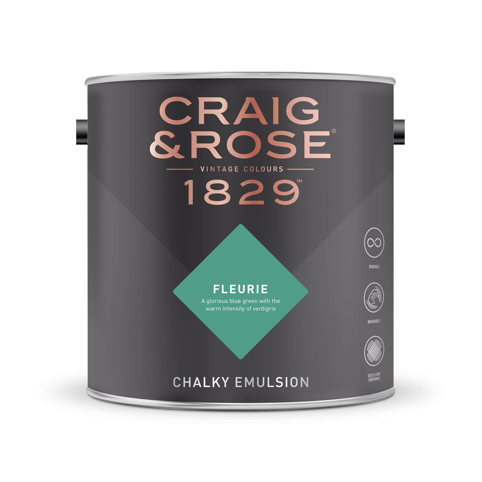 Craig & Rose 1829 Chalky Emulsion Paint Fleurie - 2.5L