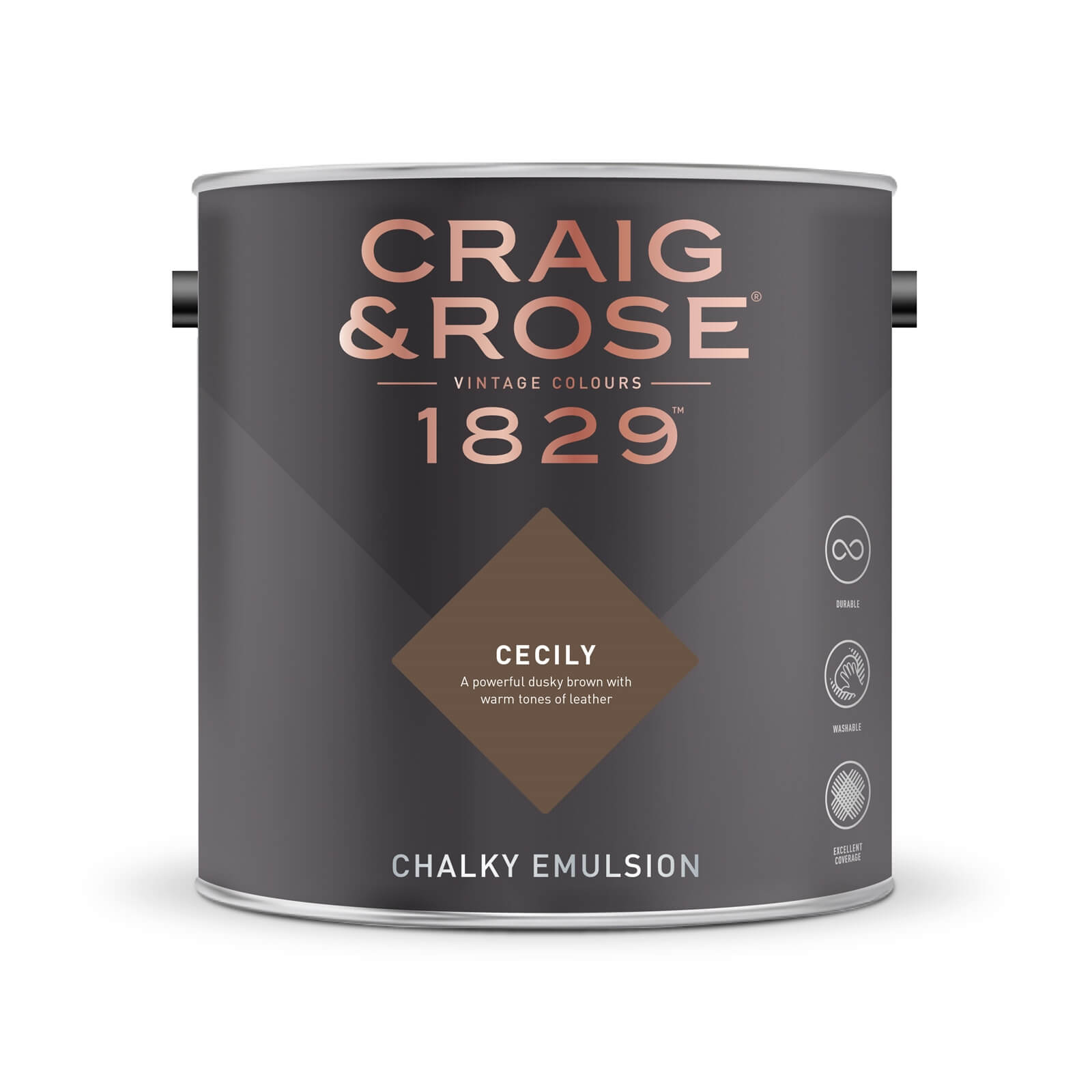 Craig & Rose 1829 Chalky Emulsion Paint Cecily - 2.5L