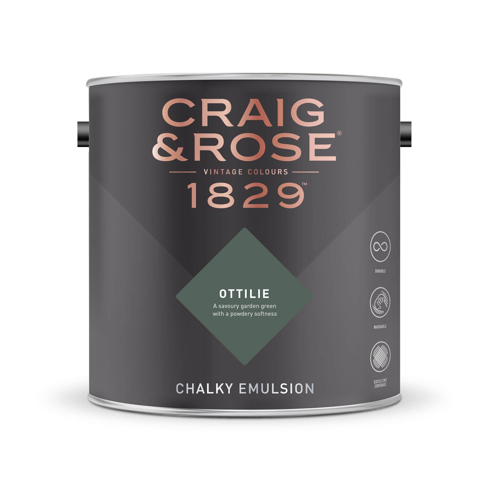 Craig & Rose 1829 Chalky Emulsion Paint Ottilie - 2.5L