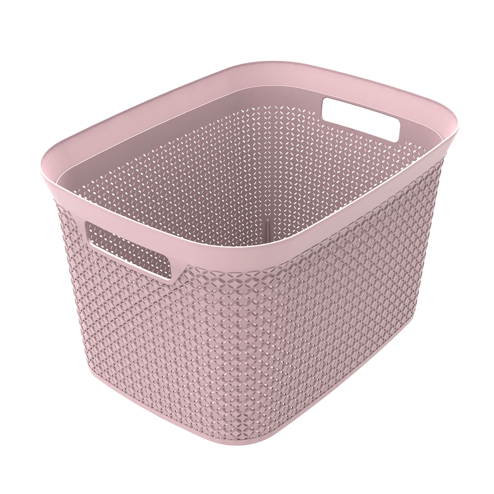 Ezy Storage Mode 25L Open Basket - Blush