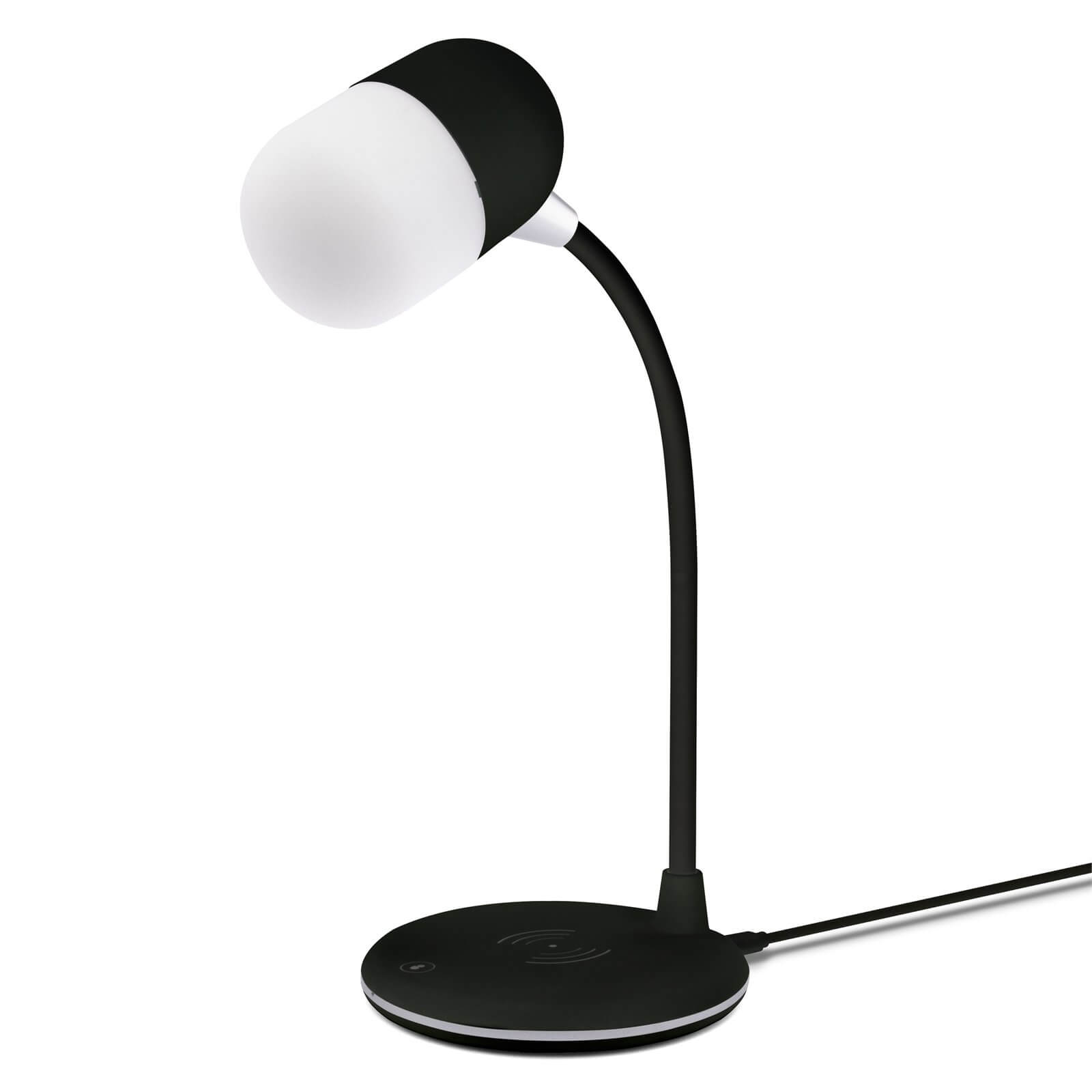 Groov-E Apollo Desk Lamp with Speaker and Wireless Charging Pad