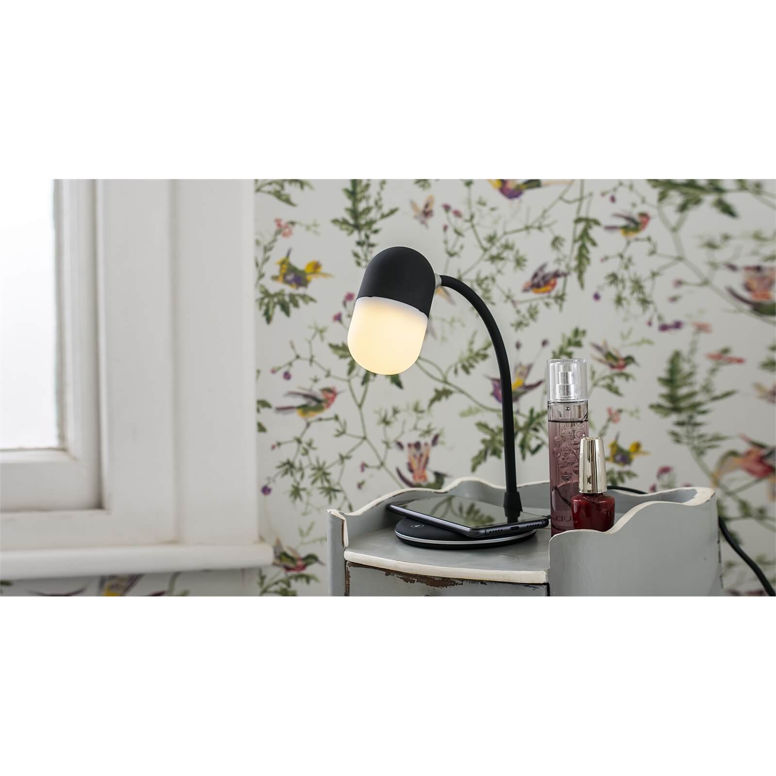 Groov-E Apollo Desk Lamp with Speaker and Wireless Charging Pad