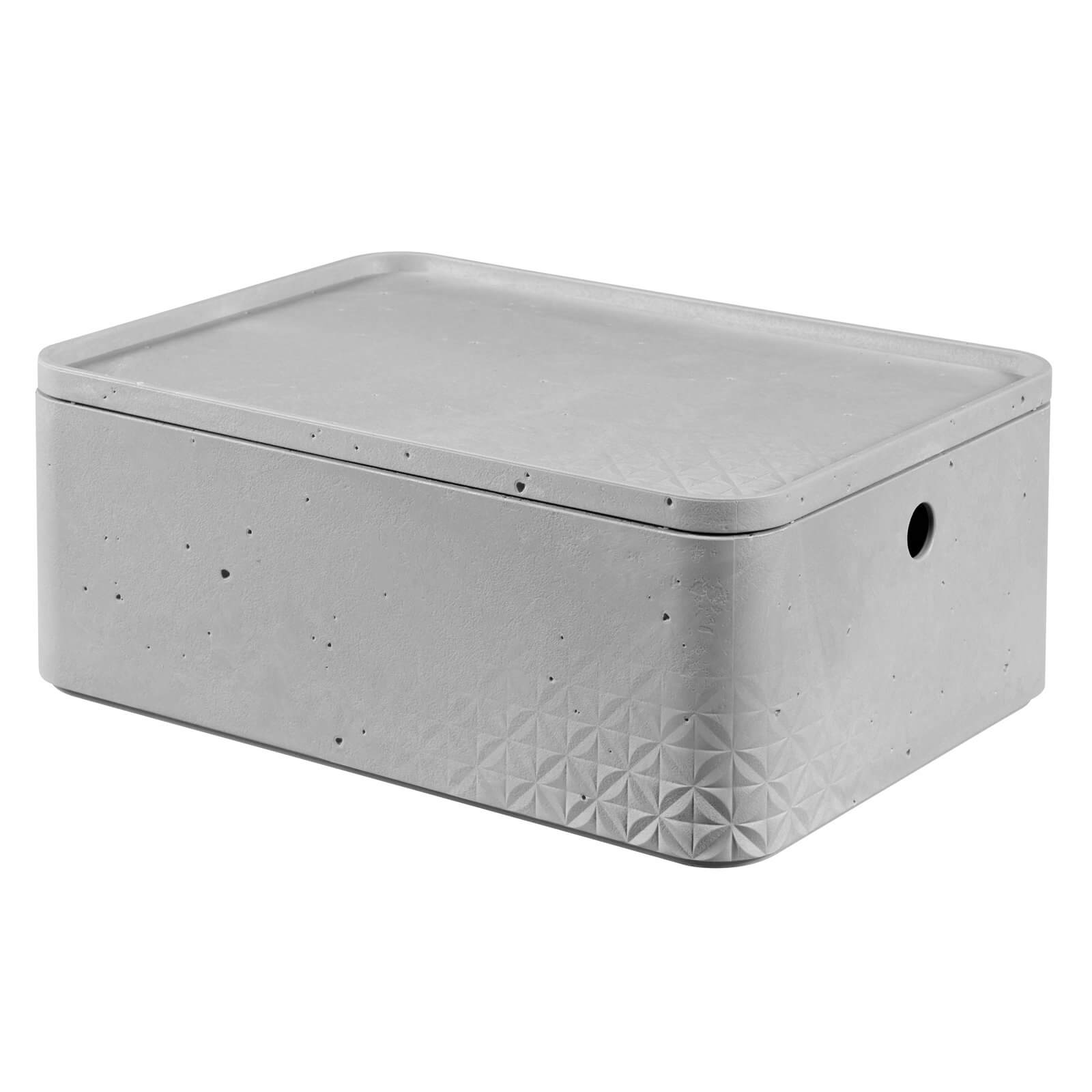 CURVER Beton Box with Lid - 8L (Medium)