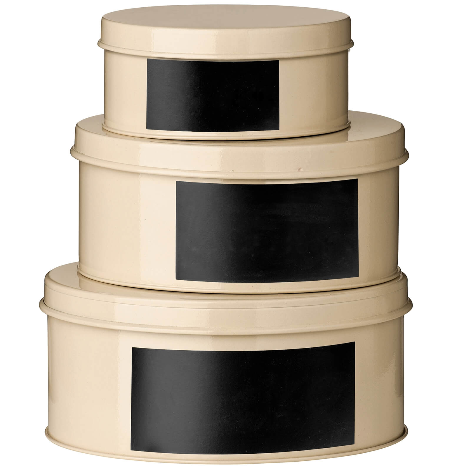 Clifton Storage Tins - Set of 3 - Cream