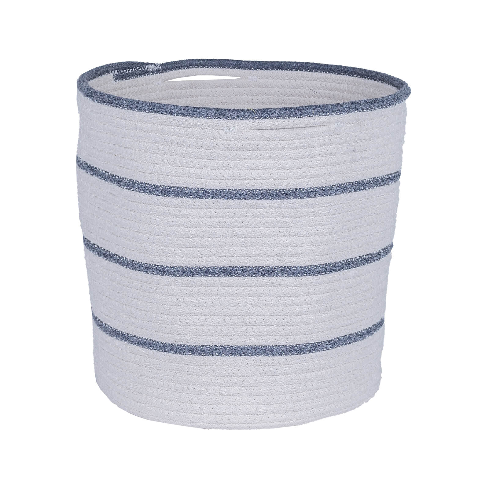 Cotton Rope Storage Hamper - Grey