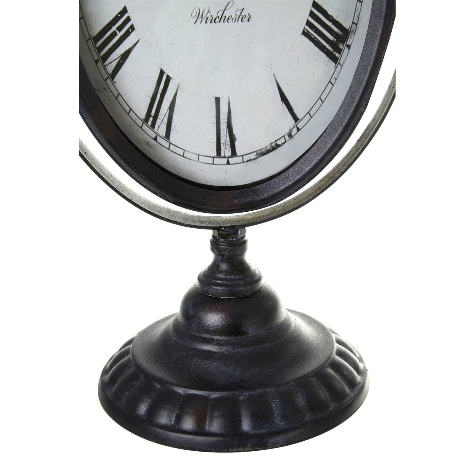 Mantel Clock Antique Black Homebase