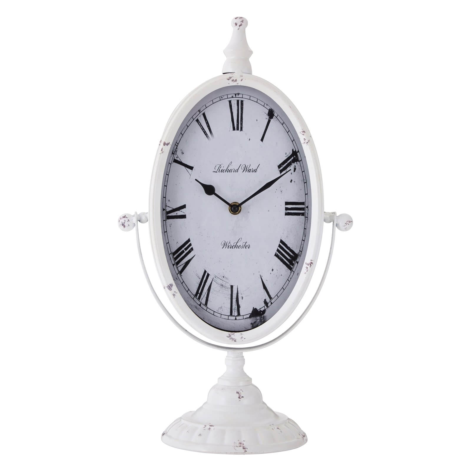 Mantel Clock - Antique White