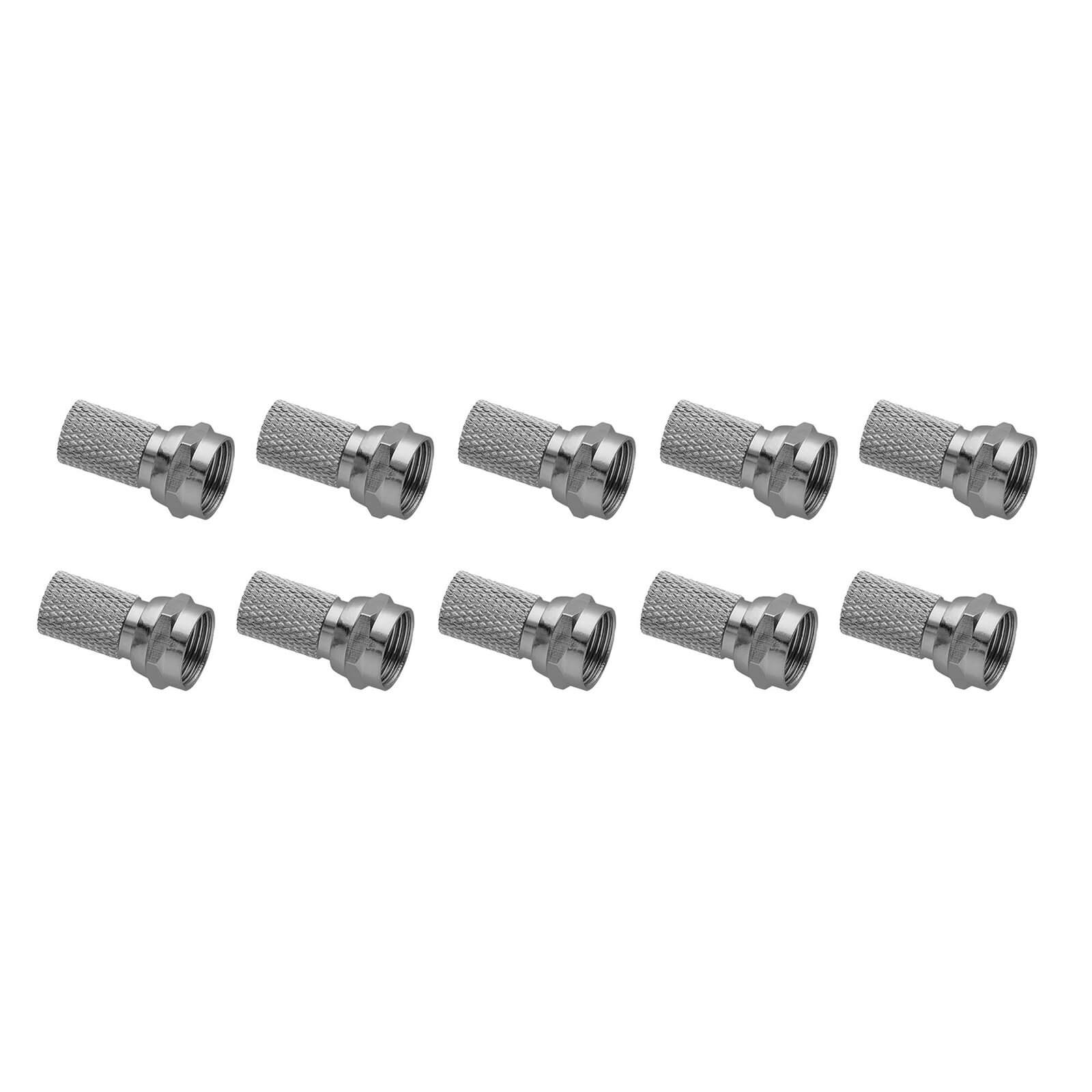 Coax Connectors F-Type Male 10 Pack