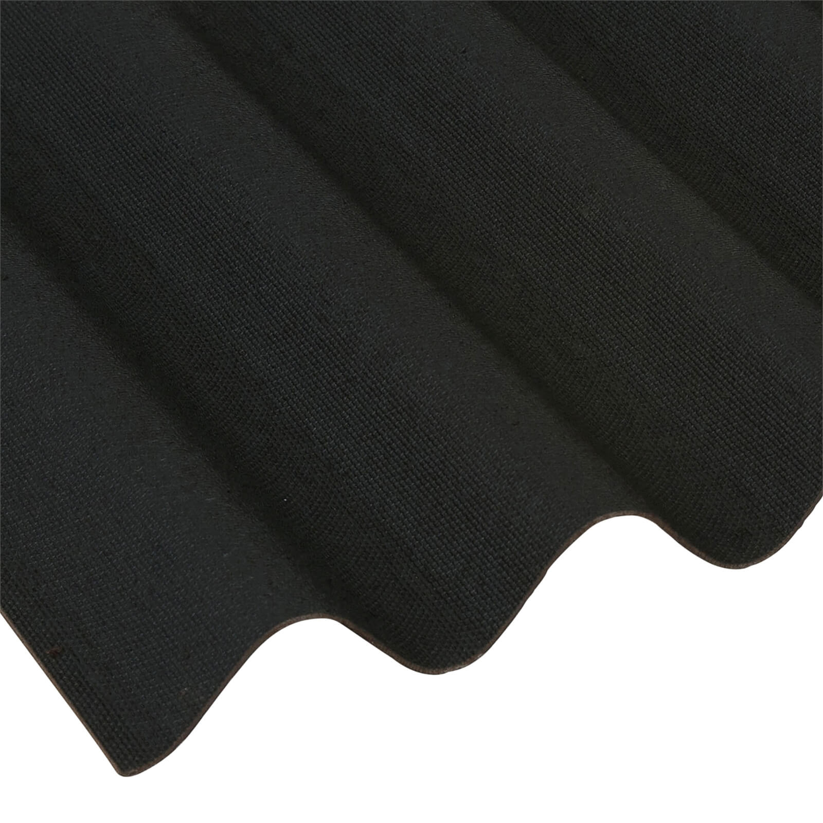 Coroline Black Roof Sheet 2m - 3 Pack